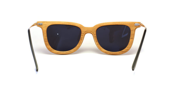 Lunettes de soleil en bois et marqueterie