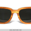 Lunettes en bois de Teck et Sycomore