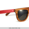 Lunettes en bois de Teck et Sycomore