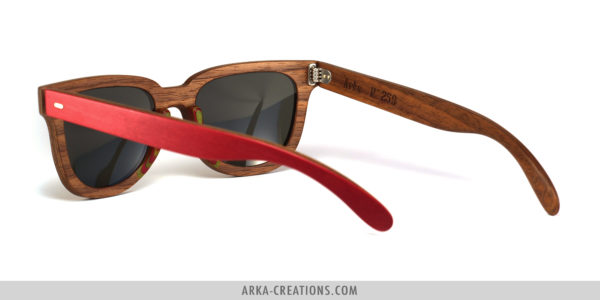 Lunettes en bois de Teck et Sycomore