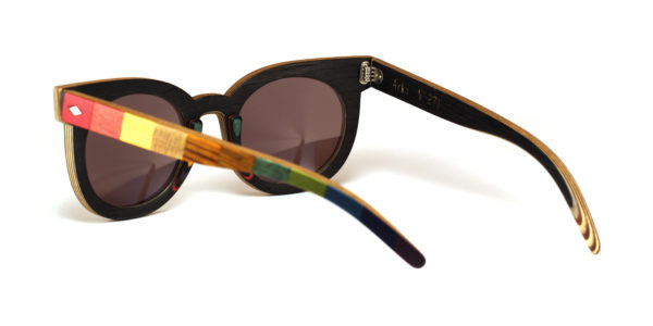 Lunettes en Bois Femme Multicolore