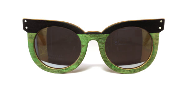 Lunettes Femme Vert et Noir