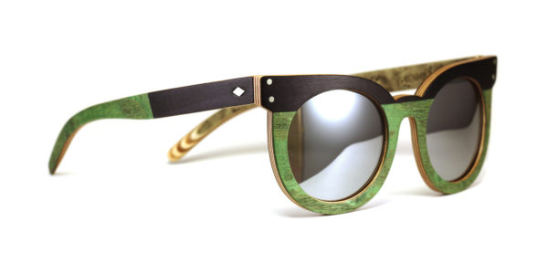 Lunettes Femme Vert et Noir