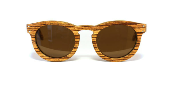 Lunettes en bois Zebrano et Teck