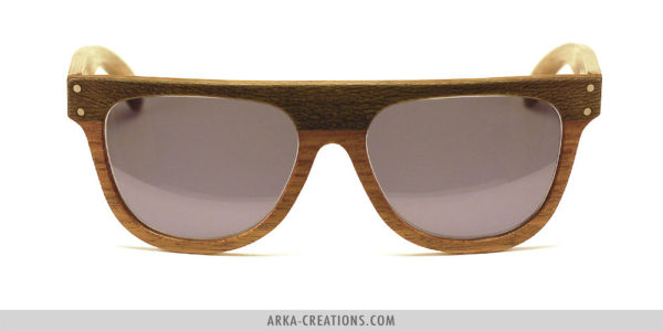 Lunettes en bois de Platane et Noyer