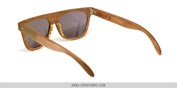 Lunettes en bois de Platane et Noyer