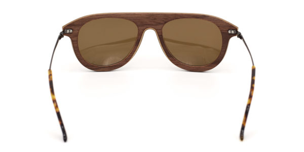 Lunettes en bois d'Ebène Blanc