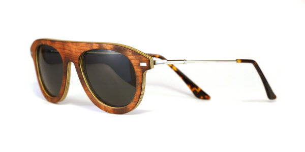 Lunettes en Bois de Loupe de Séquoia