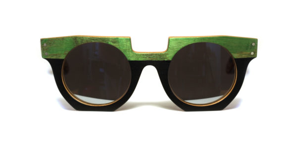 Lunettes en Bois Bicolore