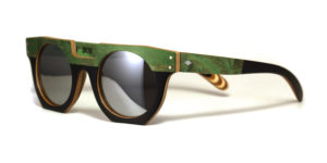 Lunettes en Bois Bicolore