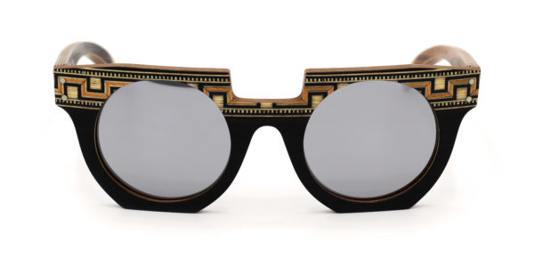 Lunettes de Soleil en Bois Marqueterie