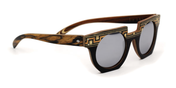 Lunettes de Soleil en Bois Marqueterie