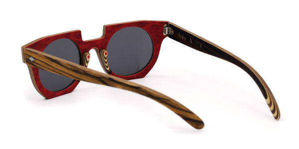 Lunettes de Soleil en Bois Marqueterie