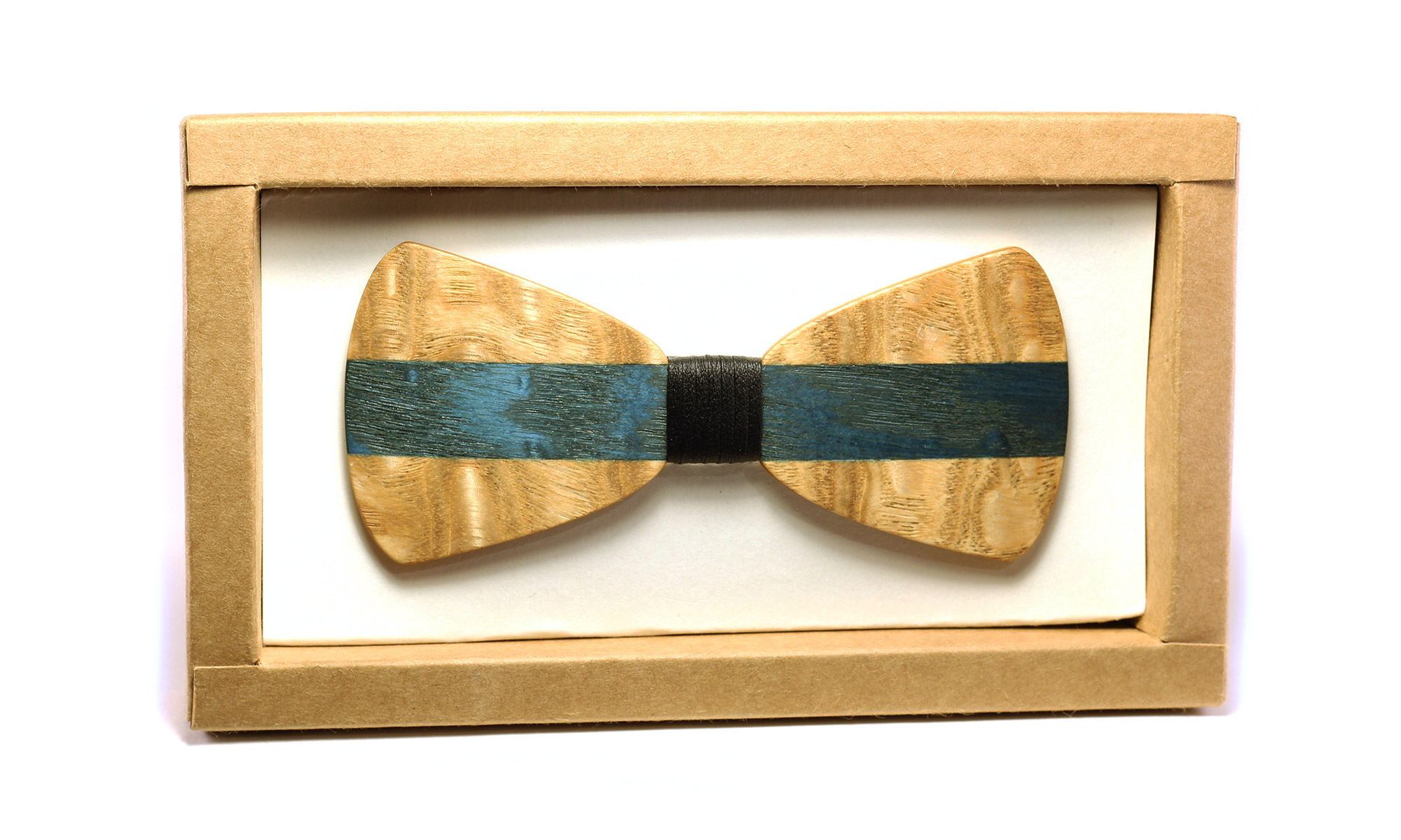 arka_creations_noeud_papillon_en_bois_np2_gaspard_boite_tamo_tamobleu Nœud Papillon en Bois Clair & Bleu
