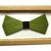 Nœud Papillon pour Homme en Bois Vert