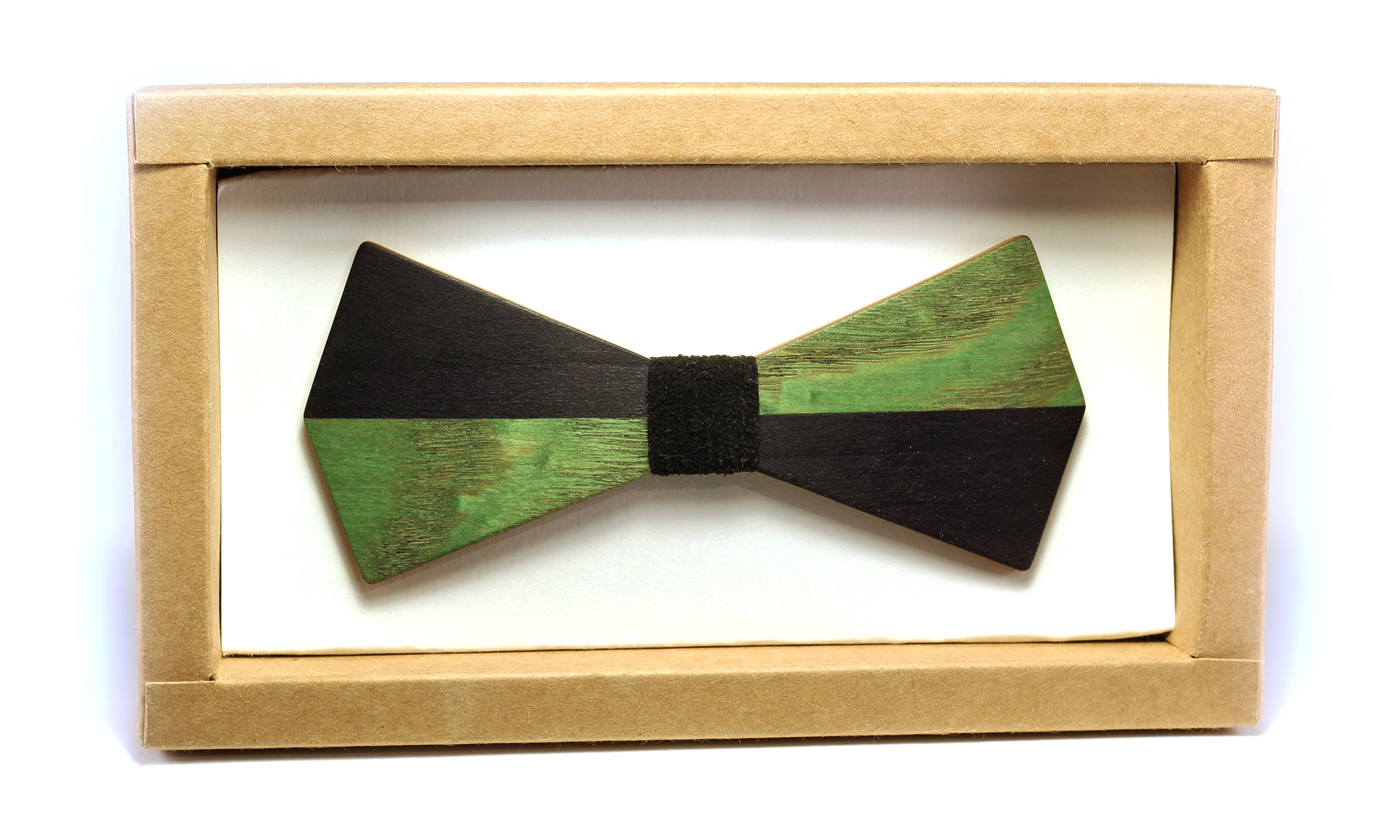 arka_creations_noeud_papillon_en_bois_np4_karl_boite_tamovert_tulipiernoir Nœud Papillon Vert & Noir