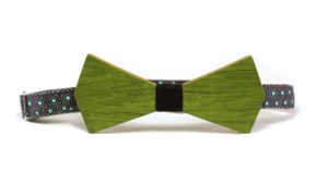 Nœud Papillon pour Homme en Bois Vert