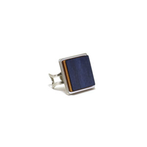Bague en Bois Bleu