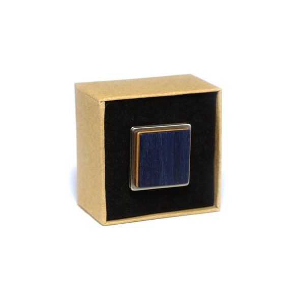 Bague en Bois Bleu