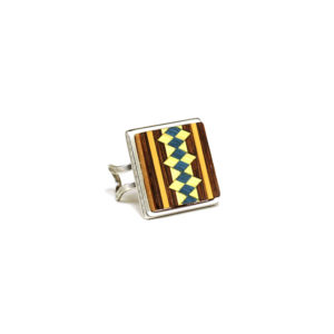 Bague en Bois et Marqueterie