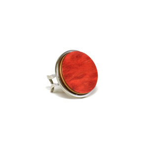 Bague en Bois Rouge