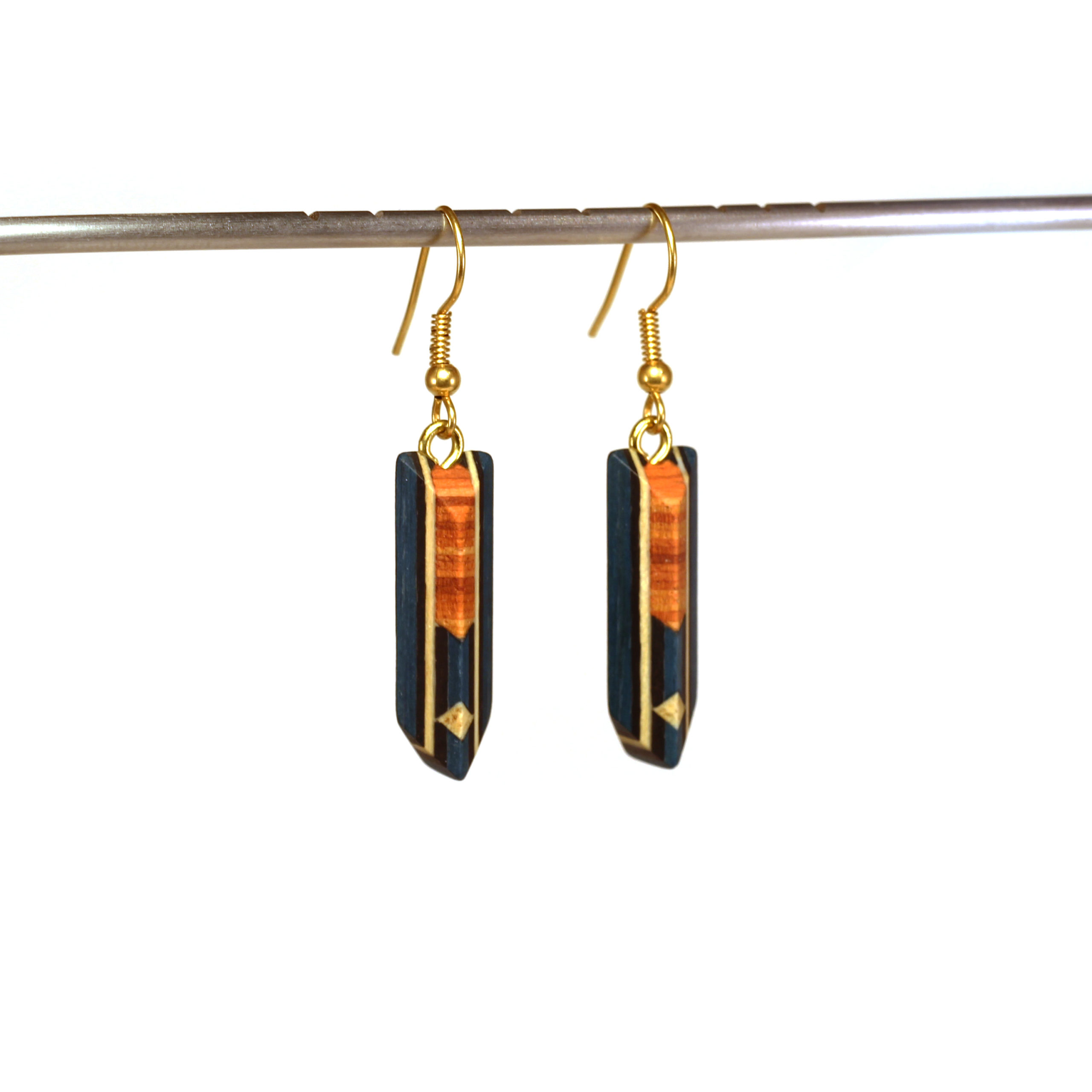 arka_creations_bijoux_en_bois_boucles_doreilles_marqueterie_or_bleu_2 Boucles d'Oreilles Bleues