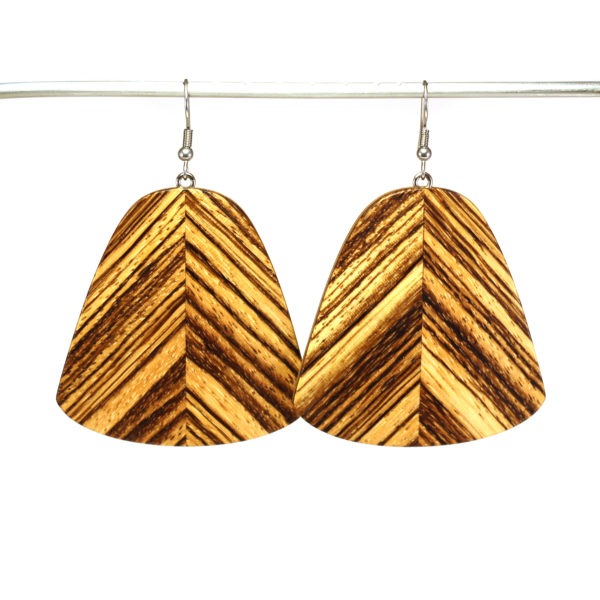 Boucles d'Oreilles Bijoux en Bois