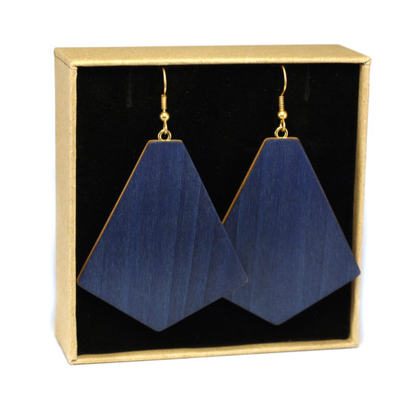 Bijoux Boucles d'Oreilles Bleues