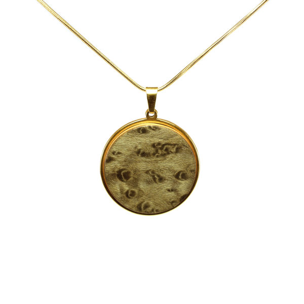 Collier Rond Gris