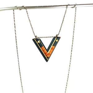 Collier Pendentif Bleu