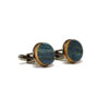 Boutons de Manchette en Bois Bleu