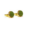 Boutons de Manchette Vert Citron