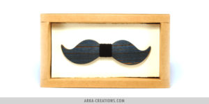 Nœud Papillon Bleu Moustache