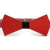 Nœud Papillon en Cuir Rouge