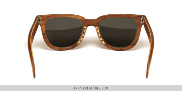 Lunettes en bois de Loupe de Camphrier