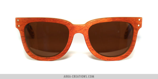 Lunettes en bois tendance