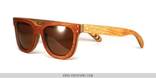 Lunettes en bois tendance