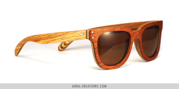 Lunettes en bois tendance