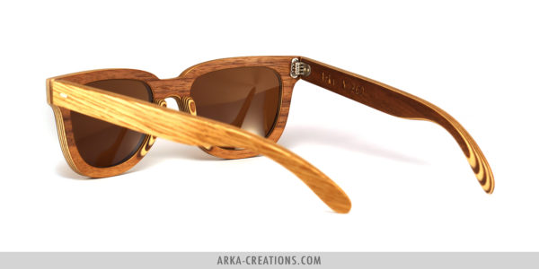 Lunettes en bois tendance