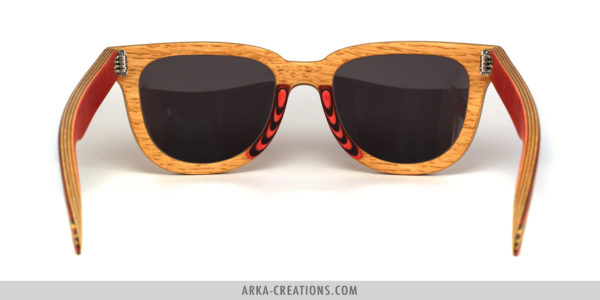 Lunettes de créateur en bois